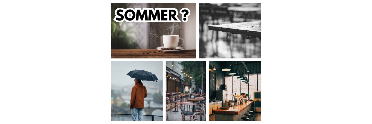🌧️ Der Sommer lässt dich im Regen stehen? Kein Grund für leere Tische! - Gäste trotz Regen: Ideen &amp; Aktionen für Gastronomen bei schlechtem Wetter | Gastro-Shop-24