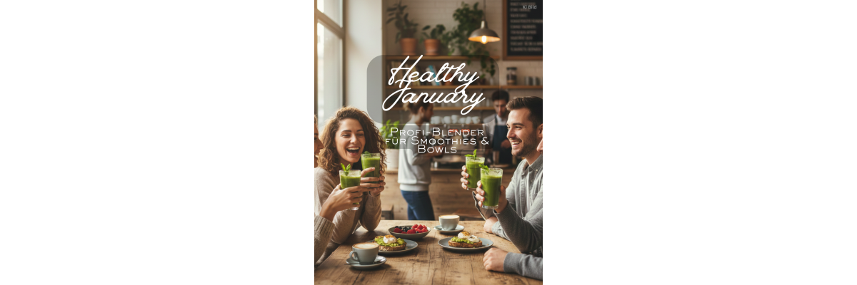 Healthy January im Lokal: Mit Profi-Blendern gesunde Bowls &amp; Smoothies erfolgreich anbieten - Profi-Blender für Gastronomie | Healthy January erfolgreich nutzen