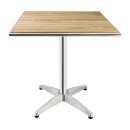 Bolero Tisch quadratisch aus Eschenholz mit 1...