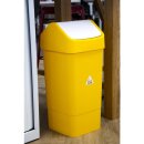 Syr Abfalleimer Mit Schwingdeckel Gelb 50L