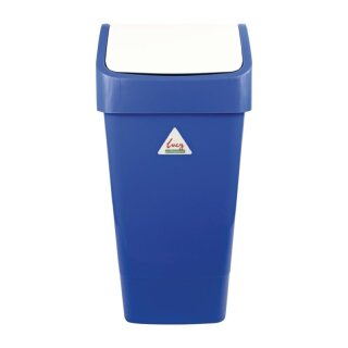 Syr Abfalleimer Mit Schwingdeckel Blau 50L