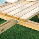 Rowlinson Quadratischer Picknicktisch aus Holz