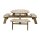 Rowlinson Runder Picknicktisch Aus Holz