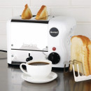 Rowlett Esprit 2 Slot Toaster Weiß mit 2 Einsätzen und Sandwichkäfig
