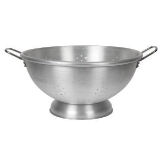 Stalgast rundes Edelstahl Sieb 47cm - Griffe - Abtropfsieb für Küche  - matt