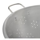 Stalgast rundes Edelstahl Sieb 47cm - Griffe - Abtropfsieb für Küche  - matt