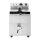 Buffalo Induktionsfritteuse 7,5L - mit Ablassventil, Edelstahl, 220/240V