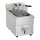 Buffalo Induktionsfritteuse 7,5L - mit Ablassventil, Edelstahl, 220/240V