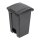 Jantex Küchenpedaleimer Schwarz 45L