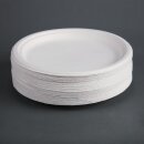 Fiesta Compostable kompostierbare Zuckerrohrteller 26cm