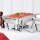 Chafing Dish 1/1 GN jeweils 9 Liter, 4 Stück