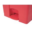 Jantex Küchenpedaleimer Rot 65L
