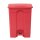 Jantex Küchenpedaleimer Rot 65L