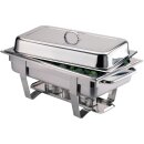 Olympia Chafing Dish Milan 2 Stück - Edelstahl, 2x 9 Liter, 1/1 GN, hochglanzpoliert