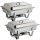 Olympia Chafing Dish Milan 2 Stück - Edelstahl, 2x 9 Liter, 1/1 GN, hochglanzpoliert