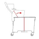 Jantex Moppeimer Mit Mopppresse Rot 20L