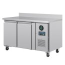 Polar Serie U 2-Türiger Edelstahlgefrierschrank Mit Spritzschutz 282Ltr