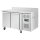 Polar Serie U 2-Türiger Edelstahlgefrierschrank Mit Spritzschutz 282Ltr