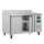 Polar Serie U 2-Türiger Edelstahlgefrierschrank Mit Spritzschutz 282Ltr