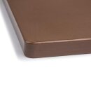 Hygiplas Ldpe Extra Dickes Schneidebrett Braun 45X30X2Cm