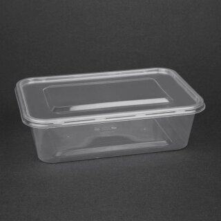Fiesta Recyclable Kunststoff Mikrowellenbehälter 65Cl (250 Stück)