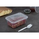 Fiesta Kunststoff Mikrowellenbehälter 1L (250 Stück)