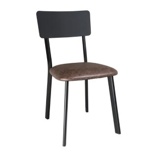 Bolero Vintage Stuhl mokka (4 Stück)