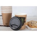 Fiesta Compostable kompostierbarer Deckel für Heißgetränkebecher 22,5cl 1000 Stück