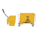 Jantex Moppeimer mit Mopppresse gelb 20L