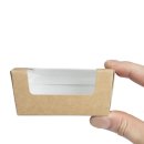 Colpac Kompostierbare Pappboxen mit Sichtfenster für kleine Kuchen (500 Stück)