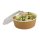 Colpac Recycelbare Einweg Salat Schalen mit Deckel Groß 1300ml ( 150er Pack) (150 Stück)