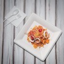 Fiesta Compostable kompostierbare Teller aus Bagasse quadratisch 26,1cm (50 Stück)
