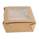 Fiesta Recycelbare Salatbox mit PET-Fenster 700ml (Packung mit 200 Stück)