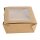 Fiesta Recycelbare Salatbox mit PET-Fenster 1200ml (Packung mit 150 Stück)