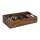 APS Besteckkasten aus Akazienholz - 4 Fächer, 51 x 28 x 13 mm