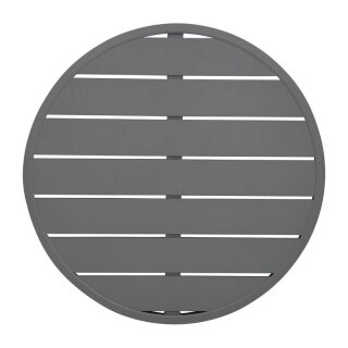 Bolero Dunkelgraue Runde Aluminium Tischplatte 580Mm