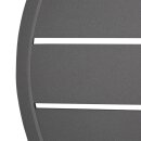 Bolero Dunkelgraue Runde Aluminium Tischplatte 580Mm