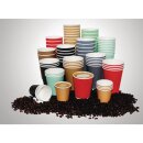 Fiesta Recyclable Coffee To Go Becher 340Ml Hellbraun X1000 (1000 Stück)