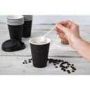 Fiesta Recyclable Coffee To Go Becher 340Ml Schwarz X1000 (1000 Stück)