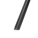 Bolero Bistrotisch quadratisch in schlankem Design aus schwarzem Stahl  700mm