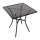 Bolero Bistrotisch quadratisch in schlankem Design aus schwarzem Stahl  700mm