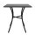 Bolero Bistrotisch quadratisch in schlankem Design aus schwarzem Stahl  700mm