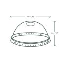 Vegware Kompostierbare Gewölbte Deckel Für Kaltgetränkebecher 34Cl Und 45,5Cl