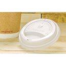 Vegware Kompostierbare Heißgetränkebecher-Deckel 34 / 45,5Cl