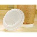Vegware Kompostierbare Heißgetränkebecher-Deckel 34 / 45,5Cl