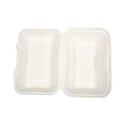 Vegware Kompostierbare Einweg Menüboxen Mit Klappdeckel Aus Bagasse 22,8Cm
