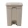 Jantex Küchenpedaleimer Beige 65L