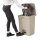 Jantex Küchenpedaleimer Beige 65L