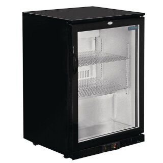 Polar Getränkekühlschrank mit 1 Glastür - 138 Liter, abschließbar, Umluftkühlung
