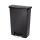 Rubbermaid Slim Jim Front Step Pedaleimer Schwarz 90L